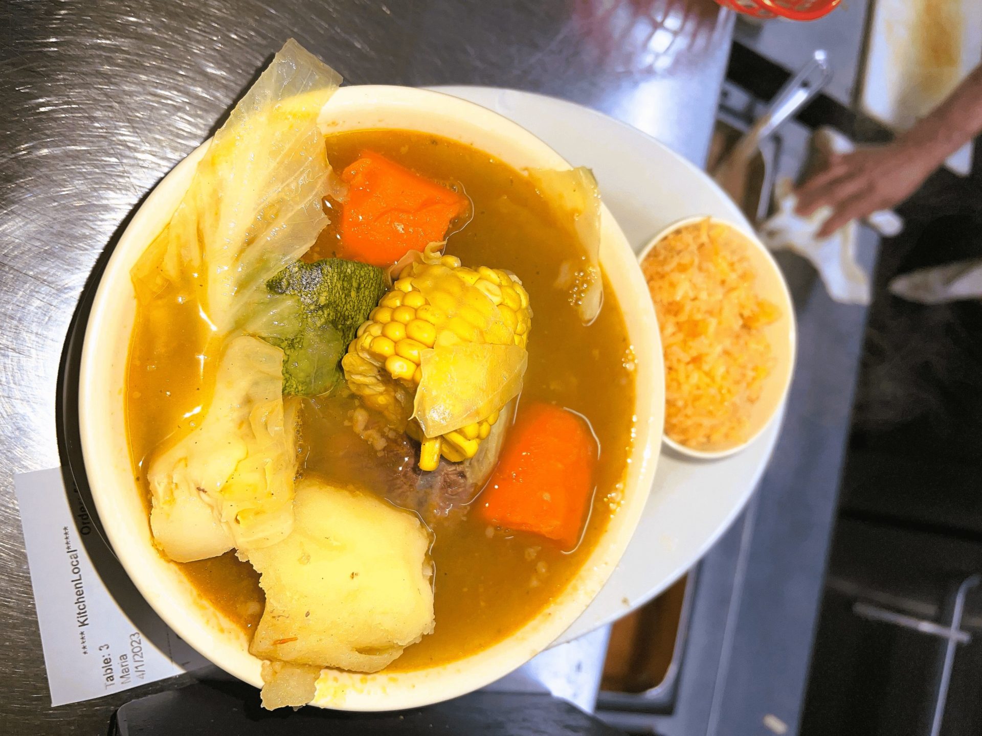 El Tapatio's Caldo de Res