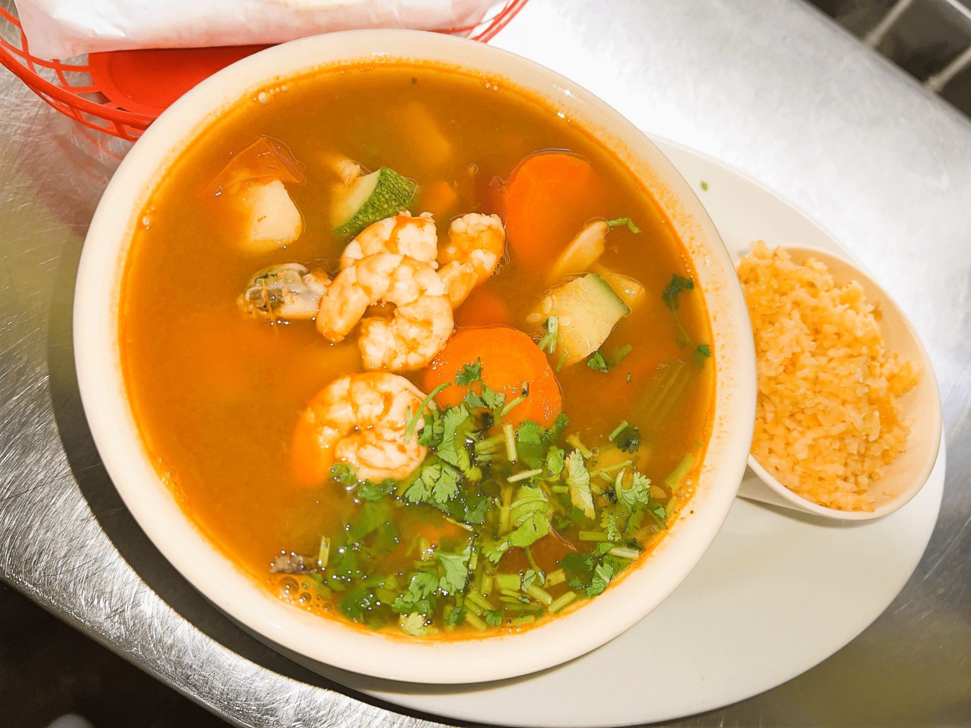 El Tapatio's Caldo de Camaron