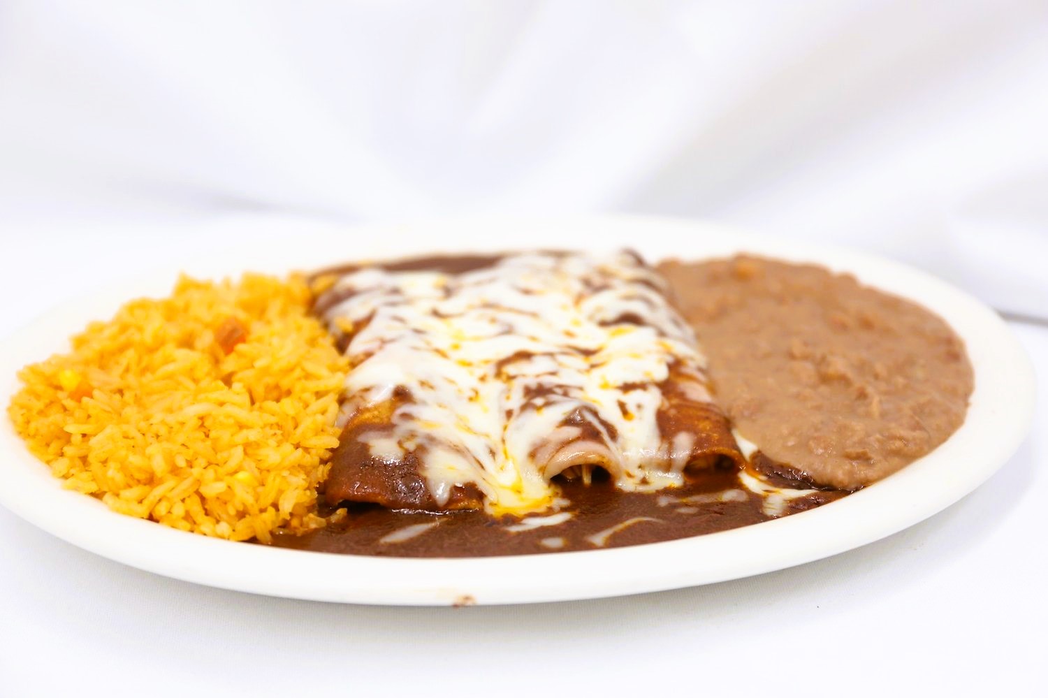 El Tapatio's Mole Enchiladas